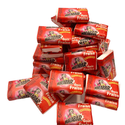 Chewing Gum Malabar Fraise - 1 pcs