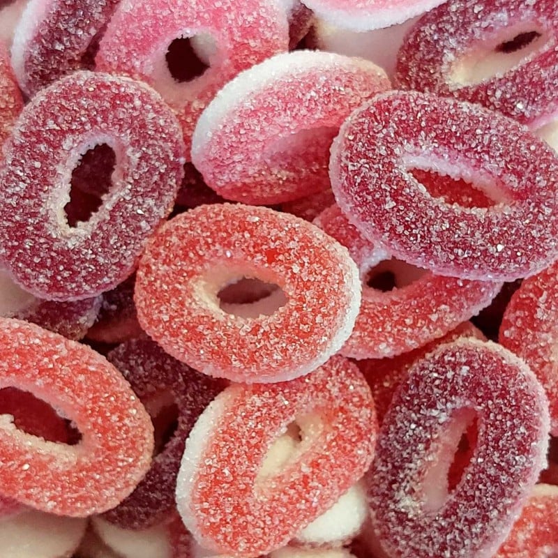 Rondelle Fruits Rouge Trolli - 100g
